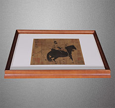 临渭书画装裱配框服务案例